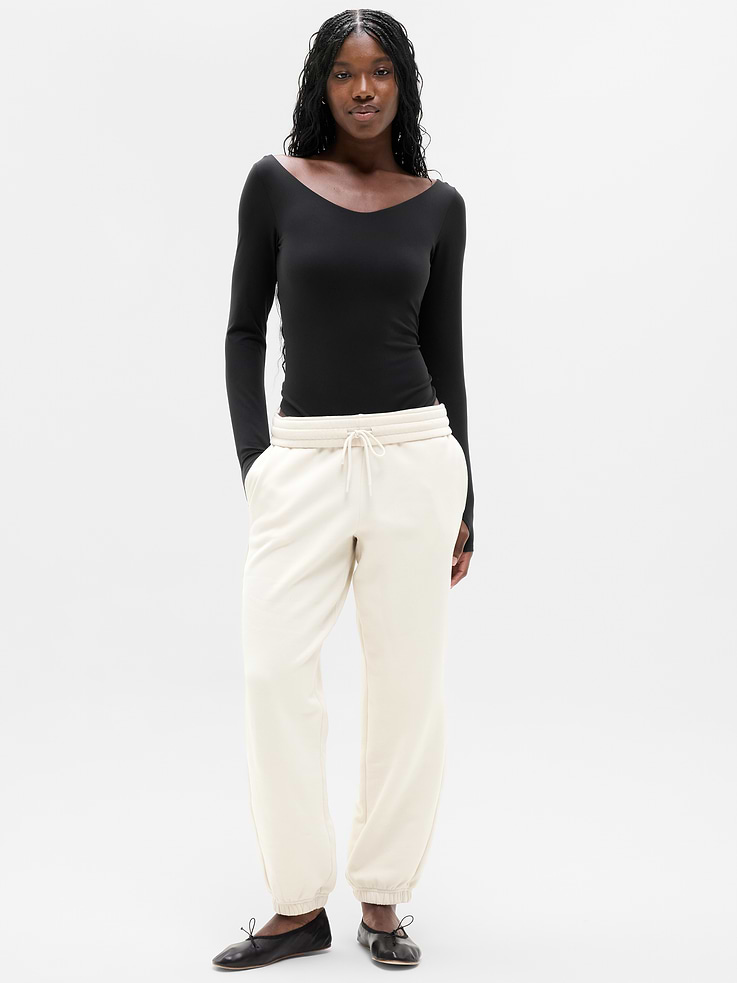 Image 2 of 6, BodyMove V-Neck Long Sleeve Bodysuit