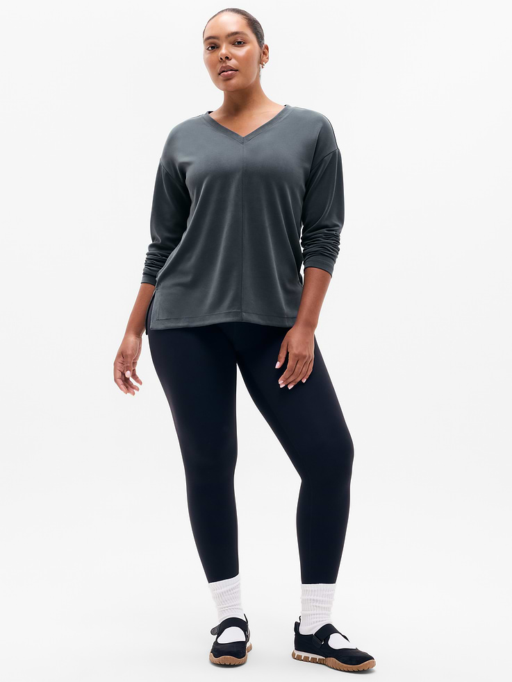 Image 5 of 6, Seasoft V-Neck Sweatshirt