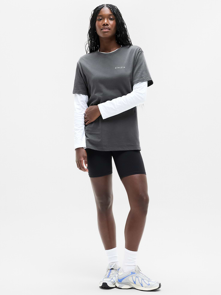 Image 2 of 6, Favorite Cotton Relaxed Graphic Tee