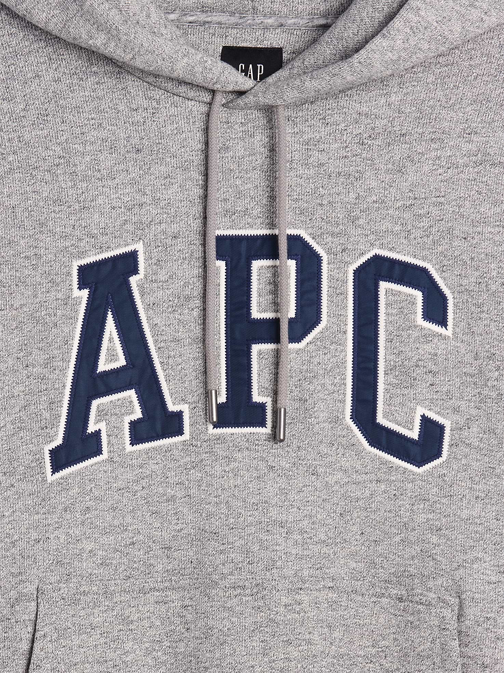 Image 6 of 9, Gap × A.P.C. Extra Heavyweight Logo Hoodie, Cardmember Early Access