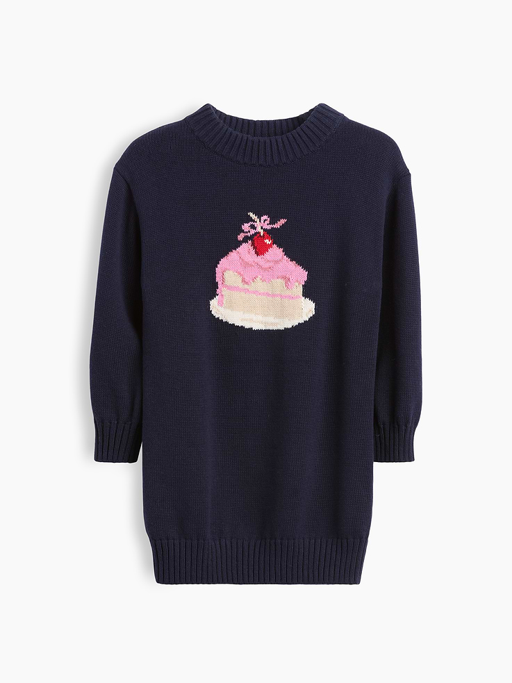 Image 2 of 4, Baby & Toddler Cake Sweater Dress