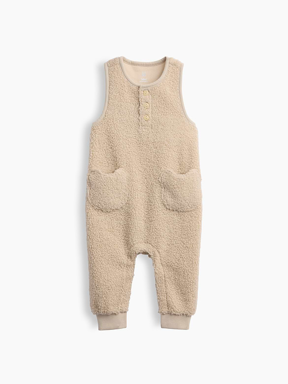 Baby Sherpa Bear Pocket One-Piece