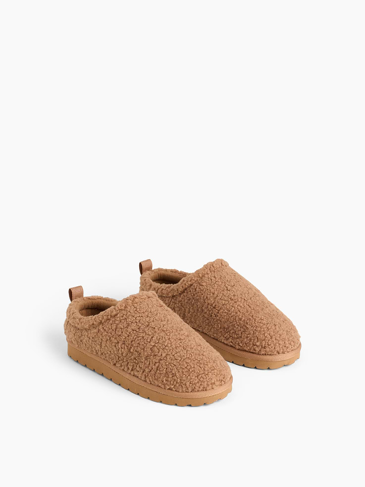 Image 2 of 4, Kids Sherpa Slippers