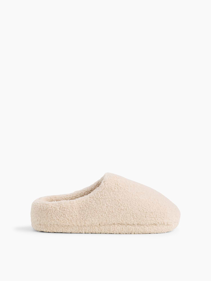 Image 1 of 3, These slippers are made with a cozy sherpa outer., Soft sole., Product #1191123