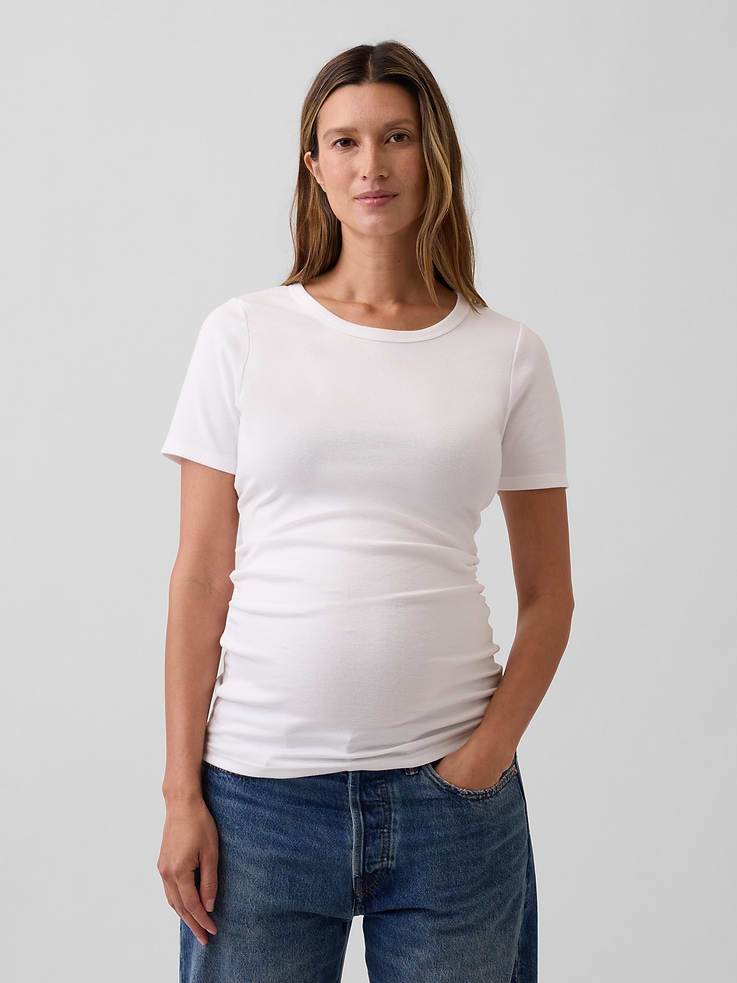 Image number 5 showing, Maternity Modern Crewneck T-Shirt
