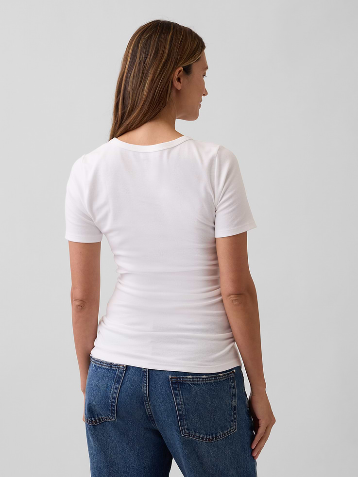Image number 2 showing, Maternity Modern Crewneck T-Shirt