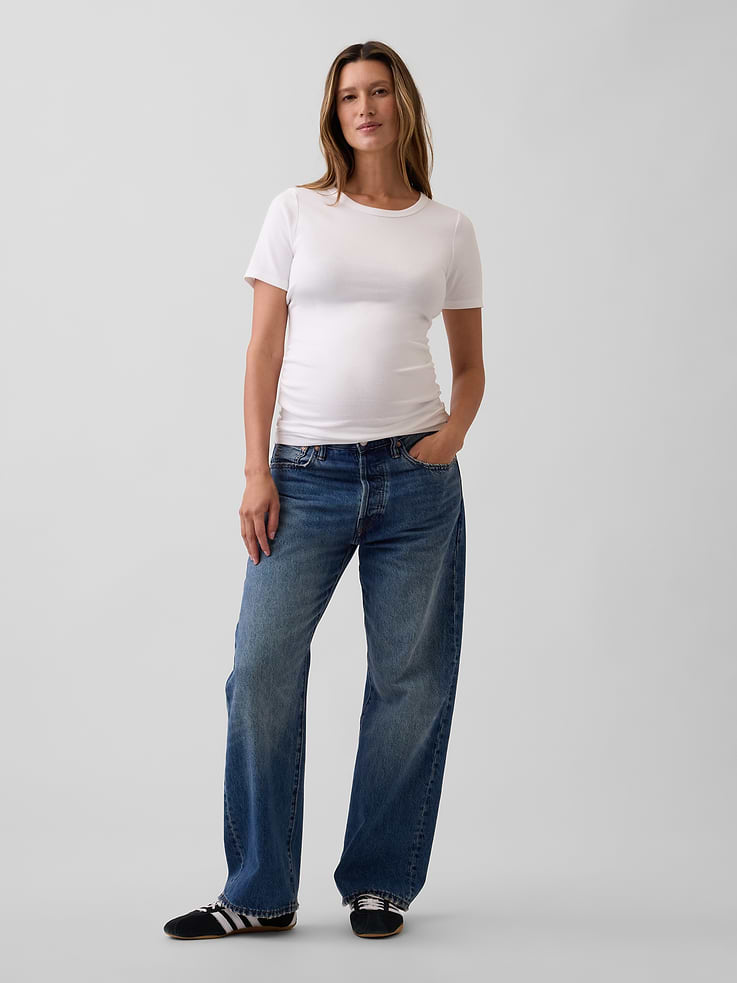 Image number 3 showing, Maternity Modern Crewneck T-Shirt