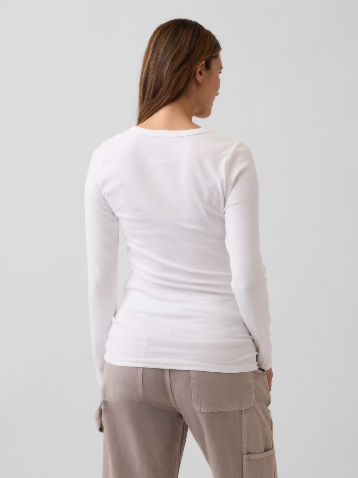 Image number 2 showing, Maternity Modern Crewneck T-Shirt