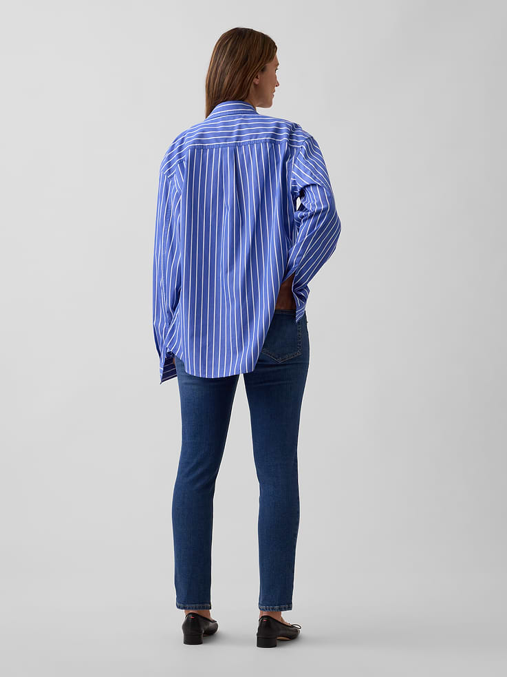 Image 2 of 3, Maternity Inset Panel Vintage Slim Jeans