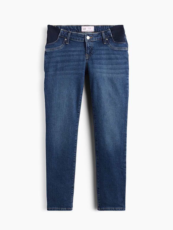 Maternity Inset Panel Vintage Slim Jeans