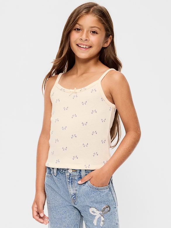 Printed Fitted Cami for Girls