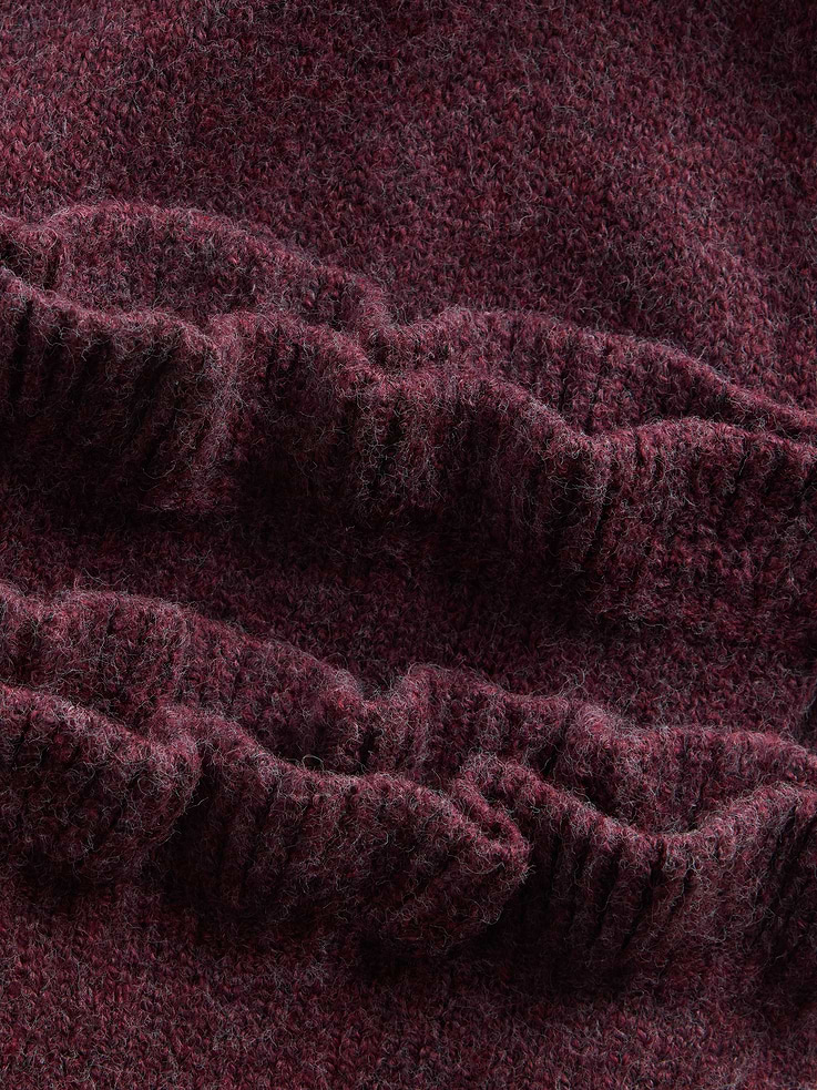 Image 4 of 4, CashSoft Ruffle Wide-Leg Pants