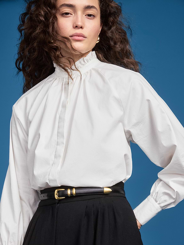 Old Navy x Altuzarra Long-Sleeve Button-Down Top
