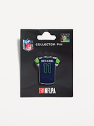 Image 1 of 1, player shaped pin, butterfly clasp pin back for a secure seal, Product #1187474