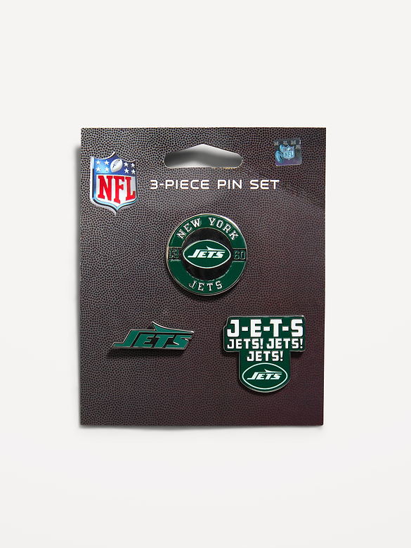 WinCraft® New York Jets 3-Pack Collector Enamel Pins