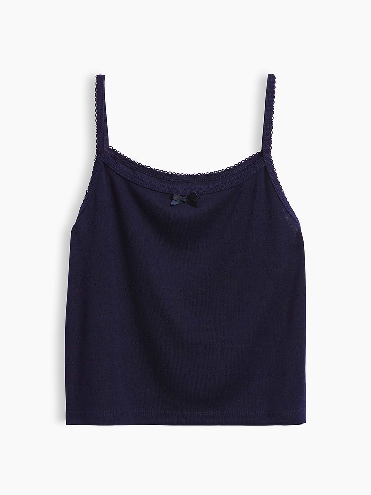 Image number 2 showing, Kids Recycled Pointelle PJ Cami