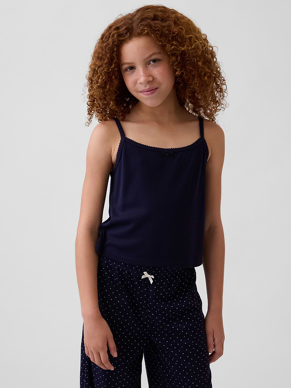 Kids Recycled Pointelle PJ Cami