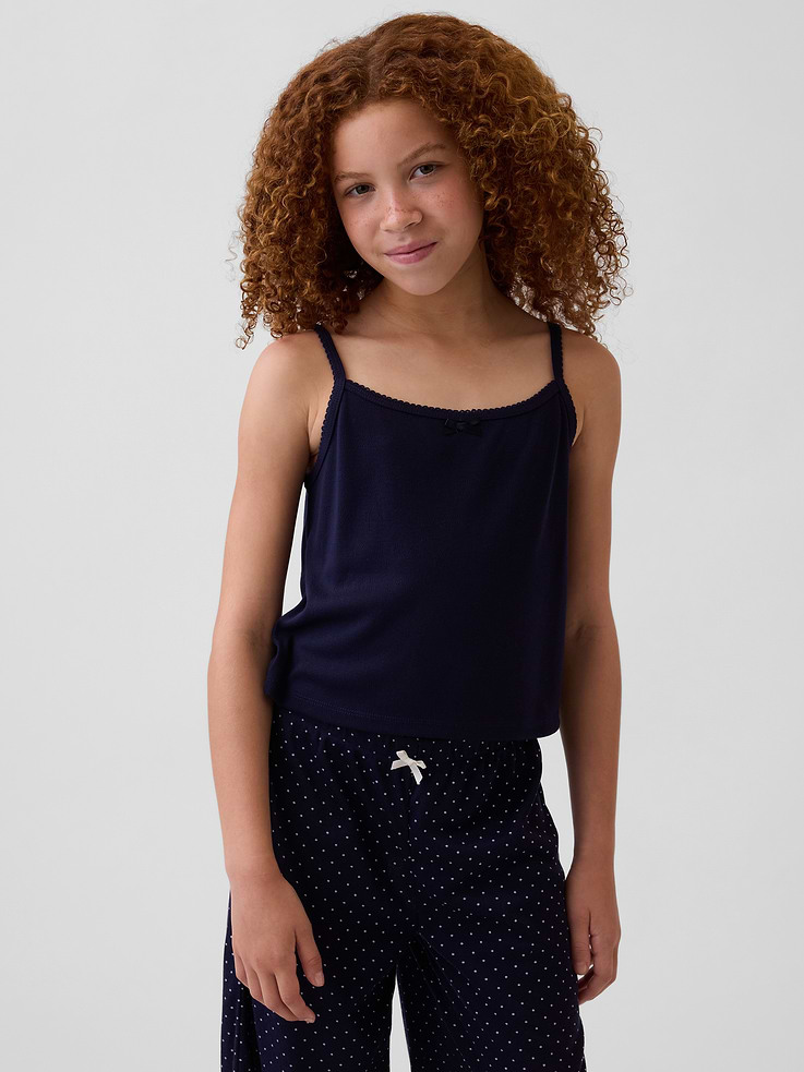 Image number 1 showing, Kids Recycled Pointelle PJ Cami