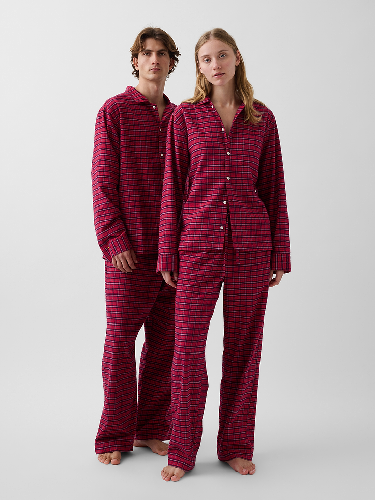 L'image numéro 5 présente Chemise de pyjama en flanelle ultra-douce pour Adulte
