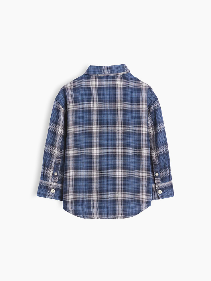 Image number 3 showing, Baby & Toddler Double-Weave Plaid Shirt