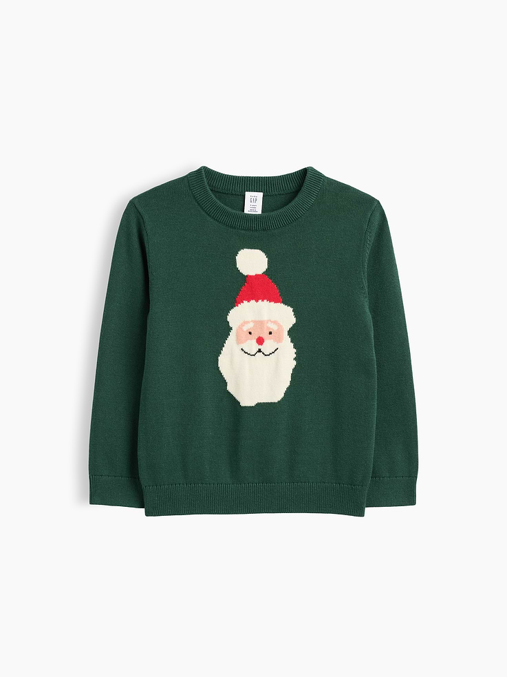 Image 1 of 3, Soft cotton knit., Long sleeves with ribbed cuffs., Ribbed crewneck., Ribbed hem., Select styles have graphic at front or allover print., Product #1177050