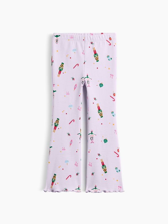 babyGap Pull-On Print Ribbed Flare Leggings