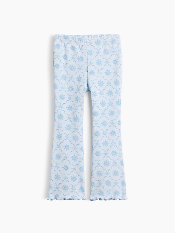 babyGap Pull-On Print Ribbed Flare Leggings
