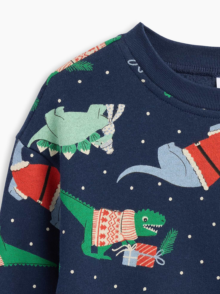 Image 2 of 3, babyGap Relaxed Print Crewneck Sweatshirt
