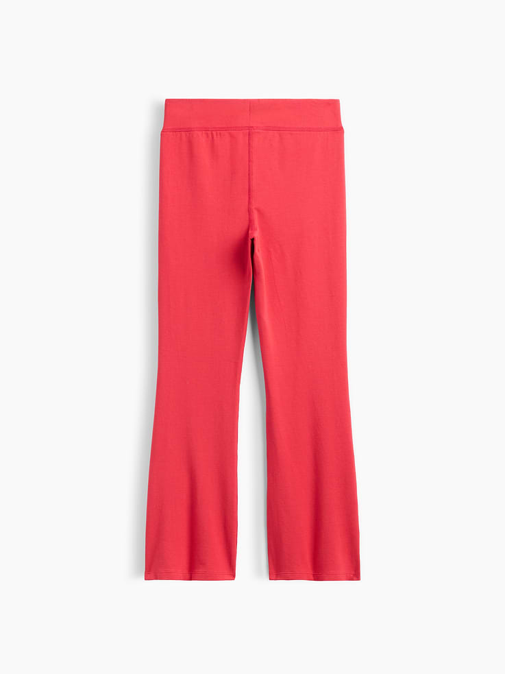 Image 2 of 2, Kids Stretch Jersey Flare Leggings