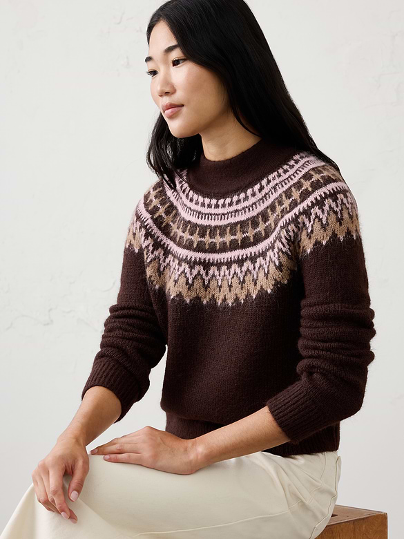 Plush Fair Isle Sweater