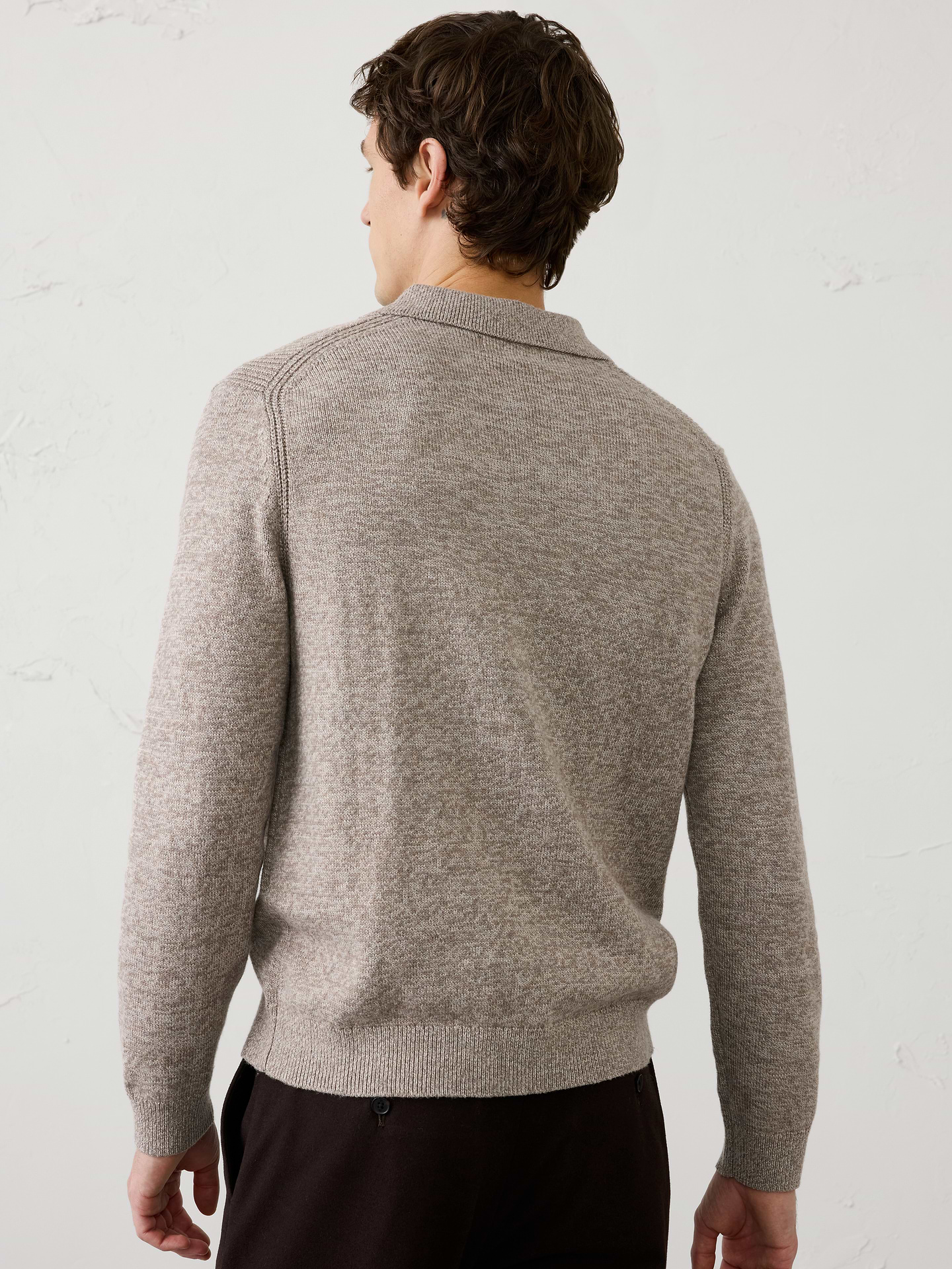 Image 2 of 3, Lofty Textured Sweater Polo
