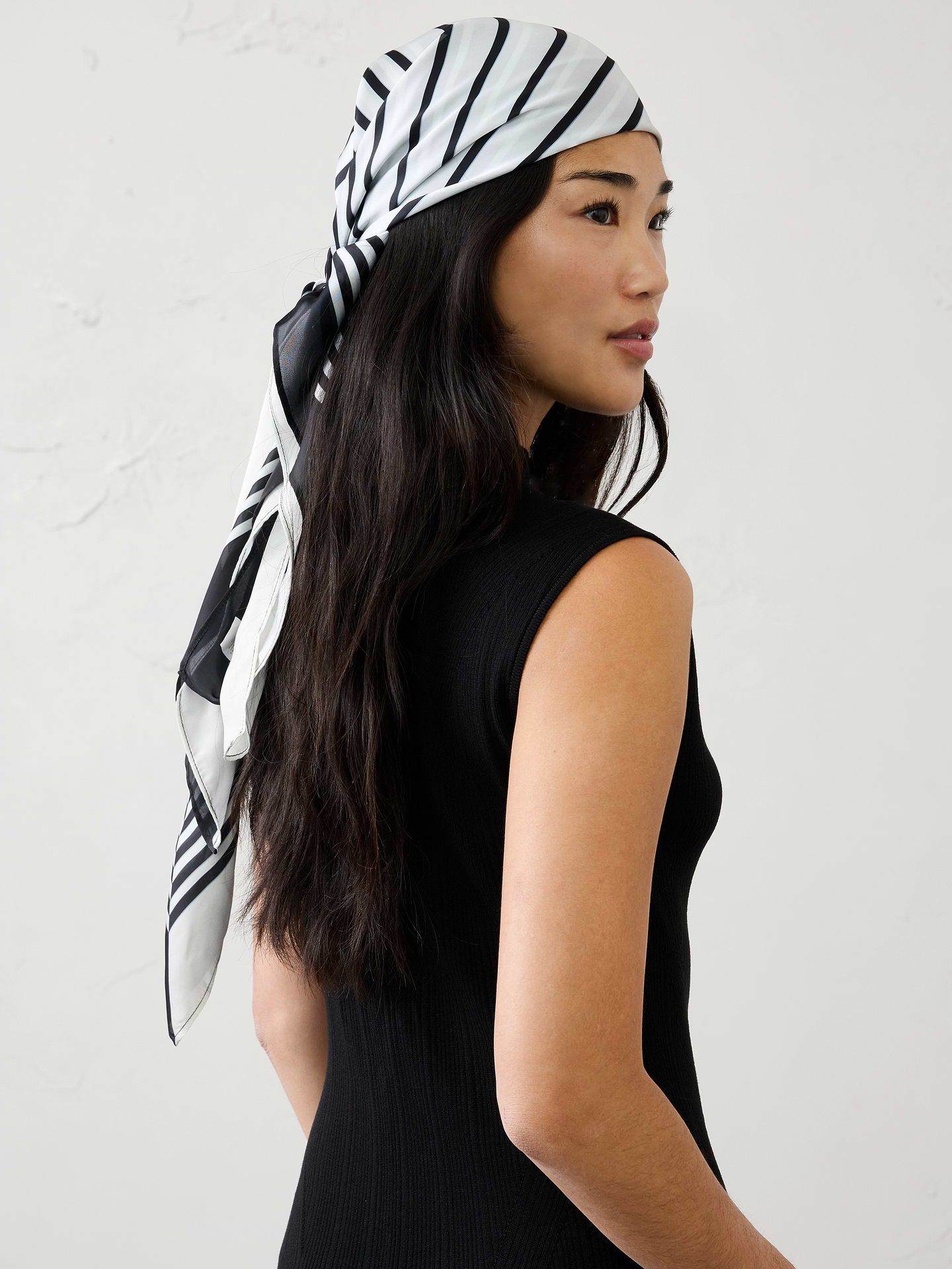 Image 2 of 3, Silky Square Scarf