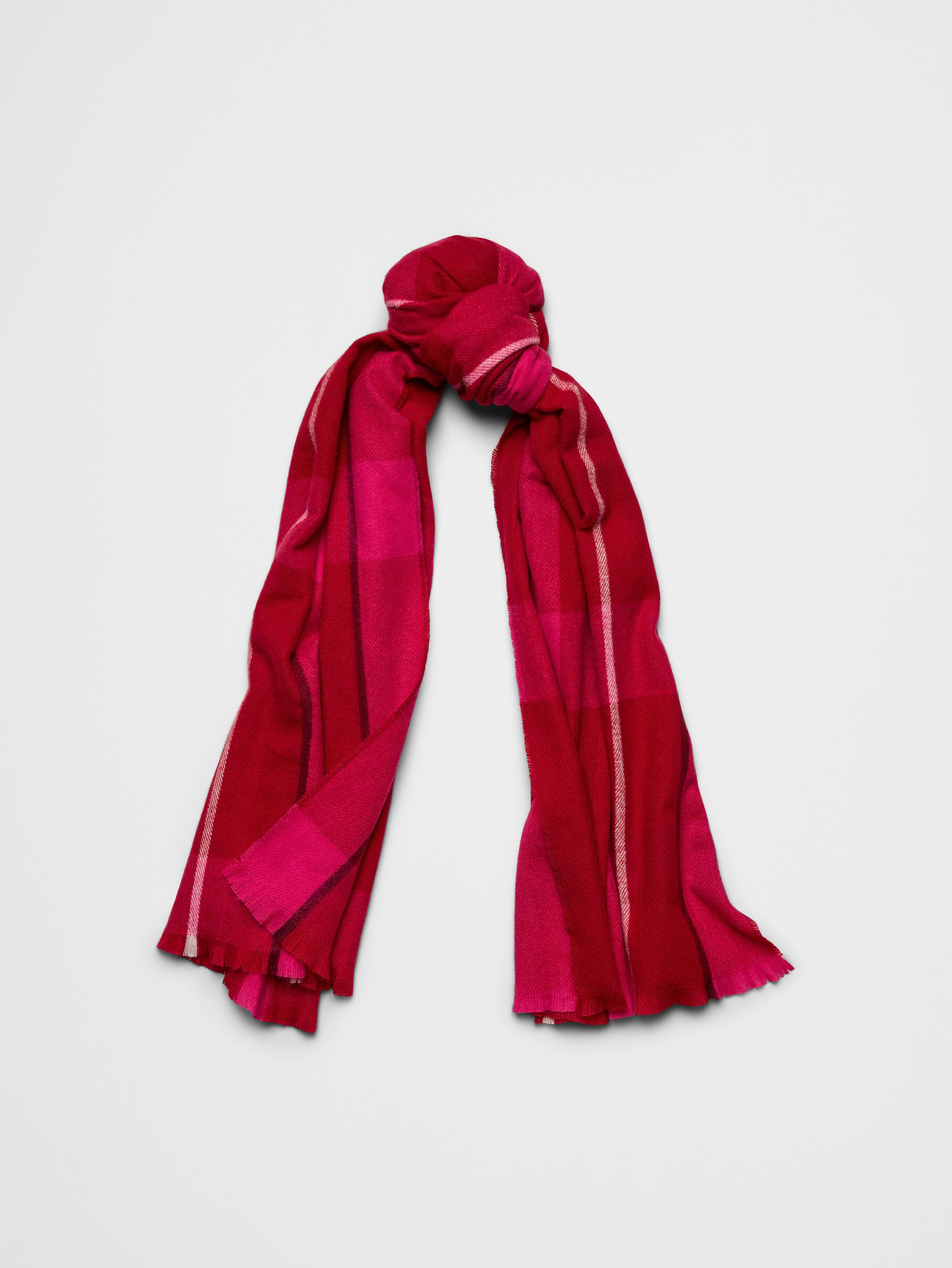 Image 1 of 6, Wrap yourself in warmth and timeless style with this cozy scarf collection. Designed in an assortment of classic plaids, checks, solids, and seasonal prints, these versatile scarves add the perfect finishing touch to any cold-weather wardrobe., Made exclusively for Banana Republic Factory., Product #1177232