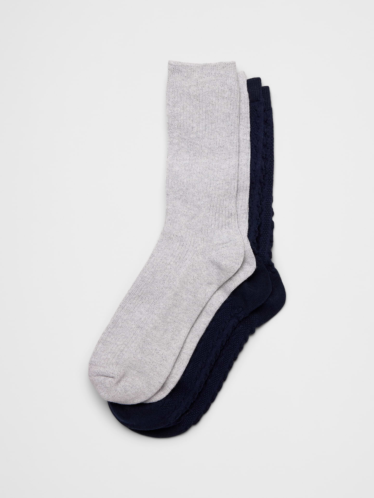 Image 1 of 1, A soft breathable sock with rib-knit openings and angled toe seams for a better, more comfortable fit., Made exclusively for Banana Republic Factory., Product #1180941