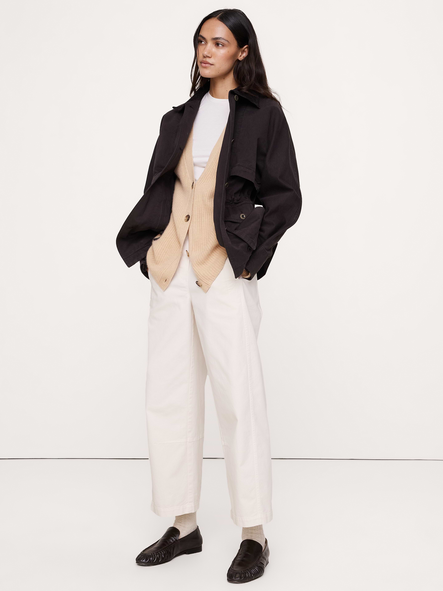 Image 4 of 5, Cashmere Cardigan Sweater