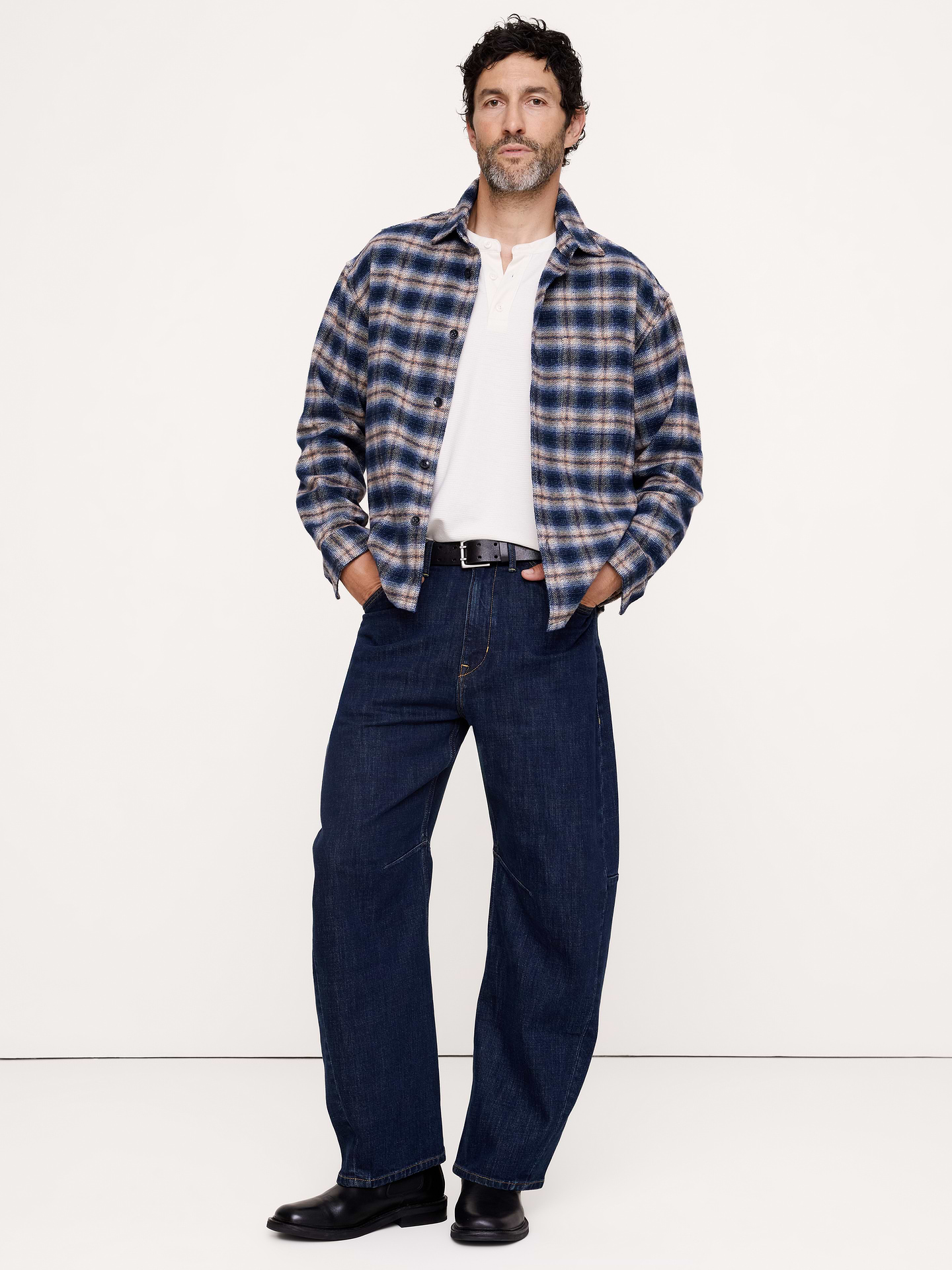 Image 4 of 5, Relaxed-Fit Flannel Shirt