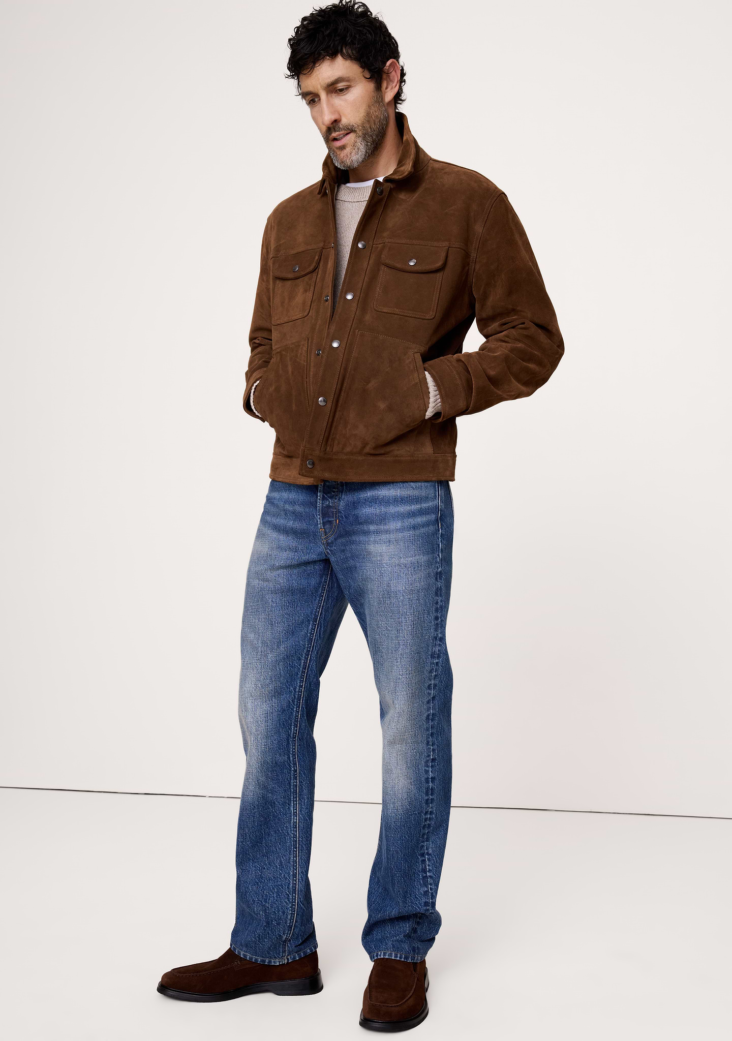 Image 2 of 6, Italian Suede Loafer