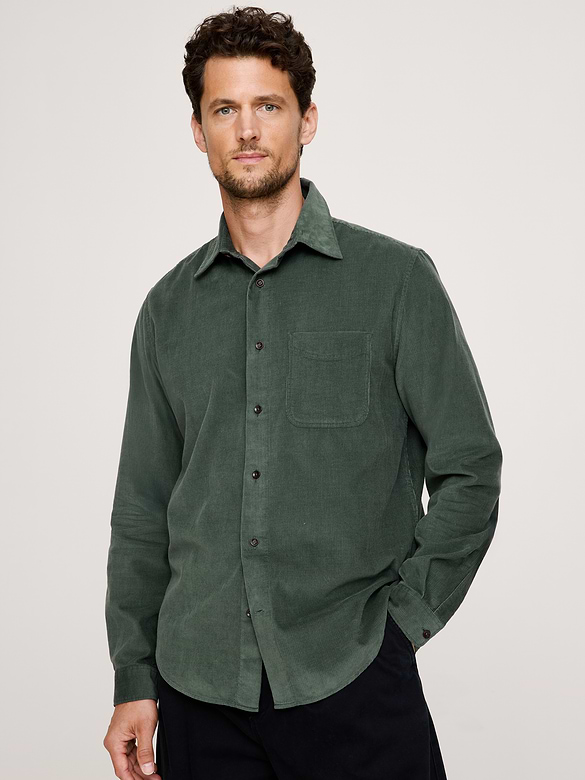 Standard-Fit Lightweight Corduroy Shirt