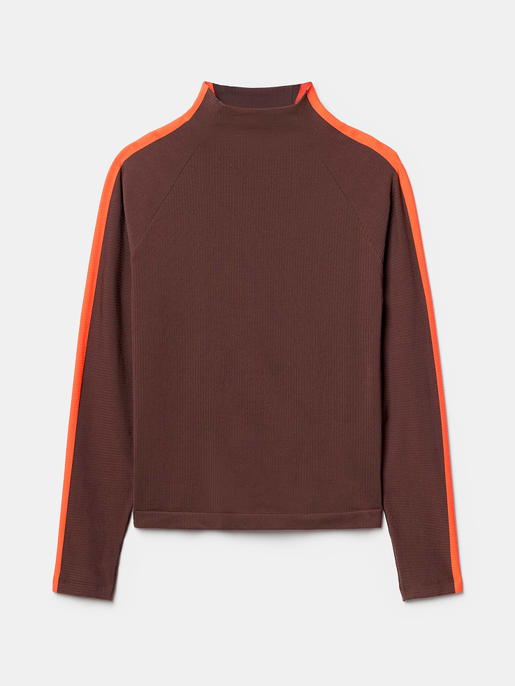 Image 5 of 5, Renew Seamless Mock Neck Top