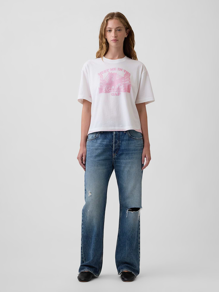 Image 3 of 5, Relaxed Graphic T-Shirt