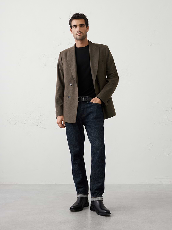 Relaxed-Fit Donegal Blazer