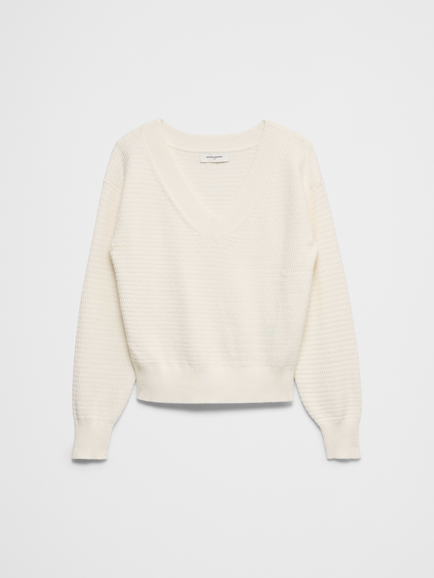 Image number 4 showing, Texture V-Neck Sweater