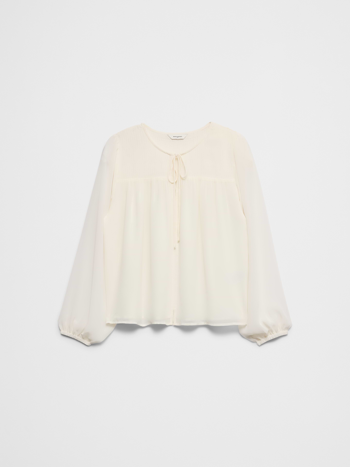 Image 4 of 4, Chiffon Pleat-Release Blouse