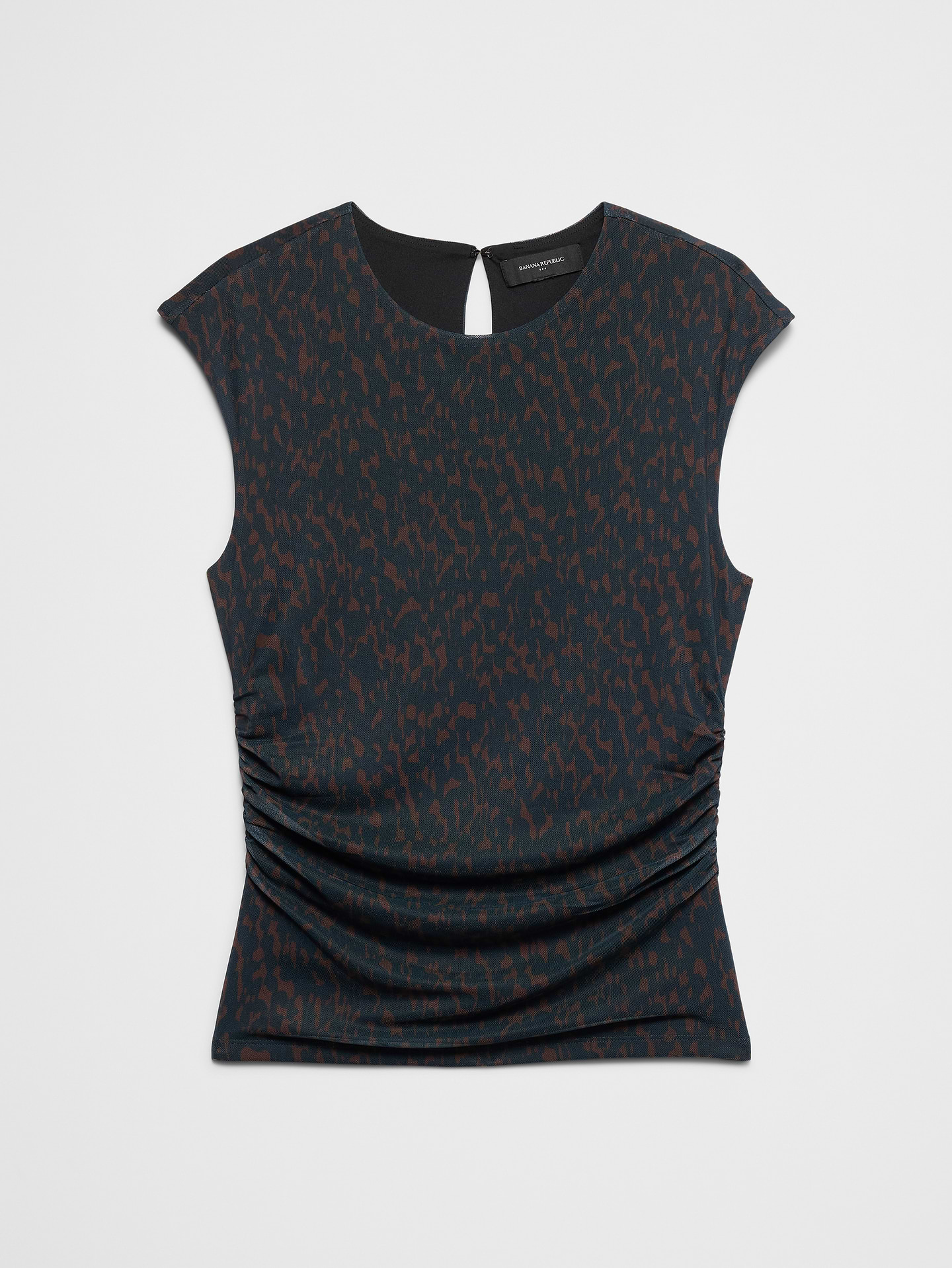 Image number 4 showing, Shirred Mesh Top