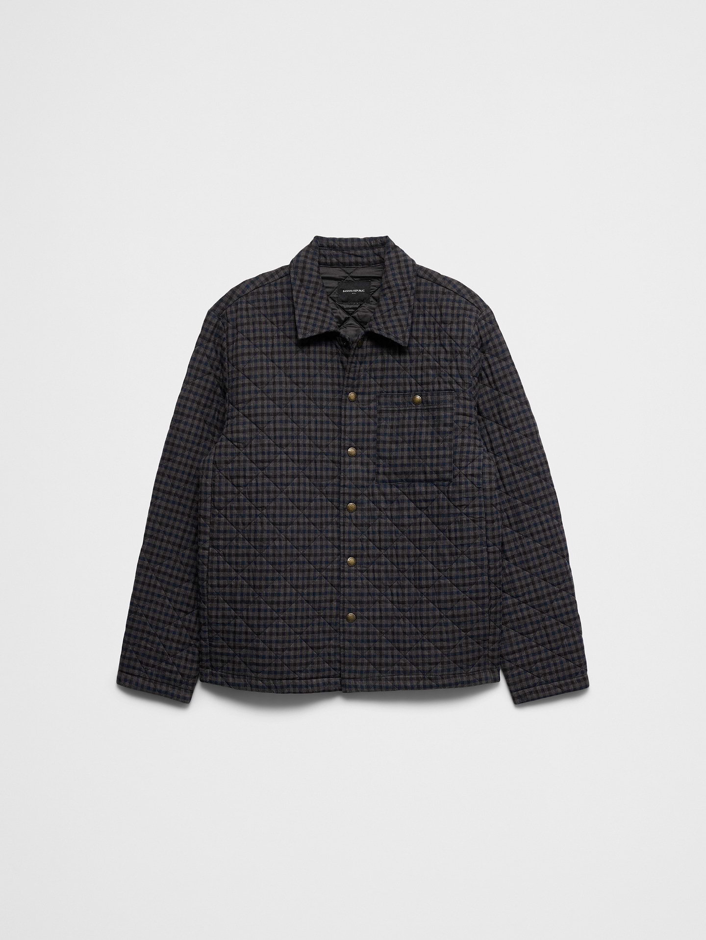 Image 4 of 4, Quilted Shirt Jacket