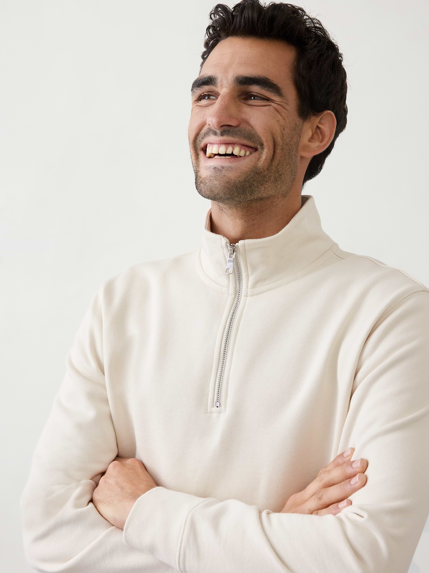 Image 3 of 4, Fleece Quarter-Zip Sweatshirt