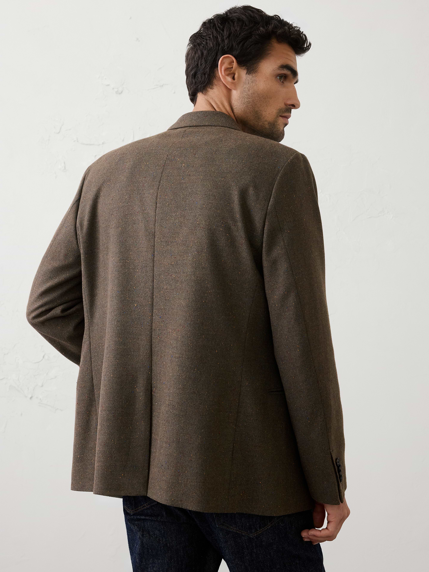 Image 2 of 4, Relaxed-Fit Donegal Blazer