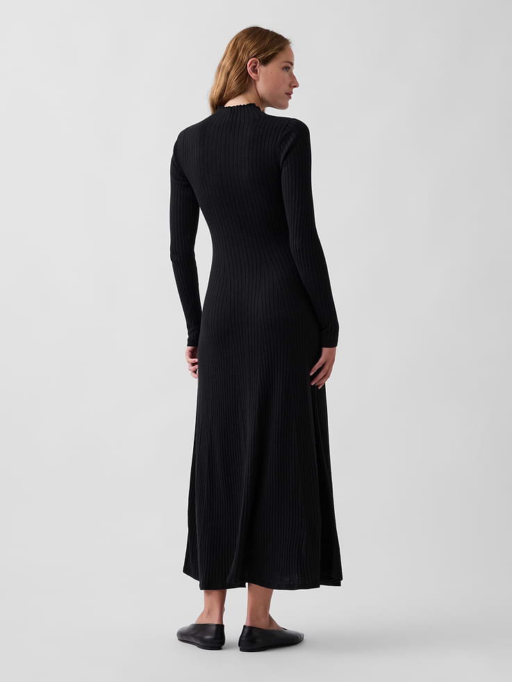 Image 2 of 5, Lightweight CashSoft Rib Sweater Maxi Dress