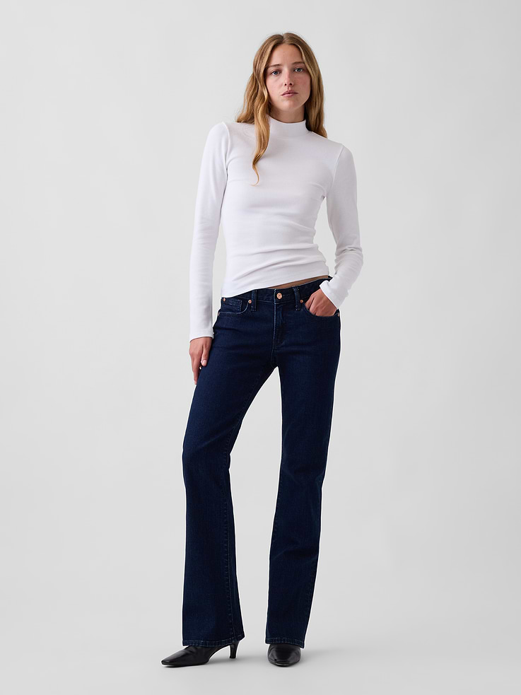 Image 2 of 4, Modern Rib Mockneck T-Shirt