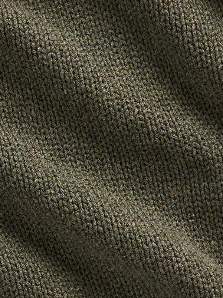 Image 4 of 5, 100% Cotton Oversized Mockneck Sweater